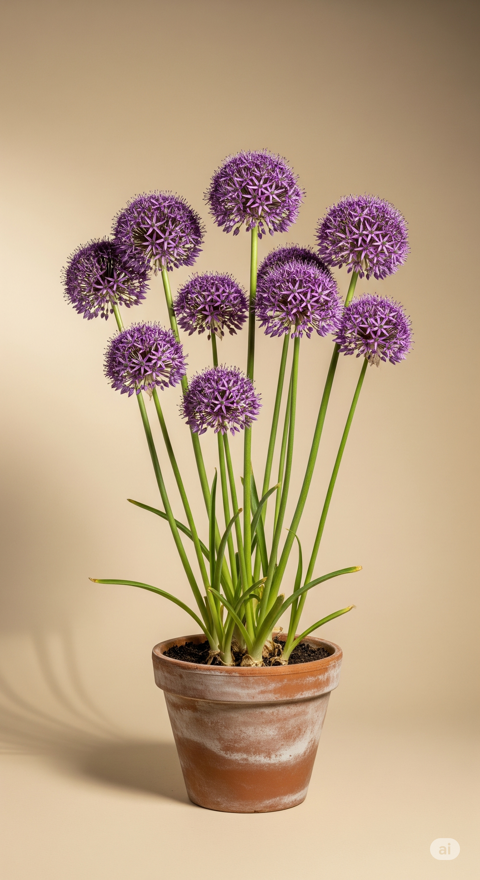 Alho-ornamental (Allium giganteum)