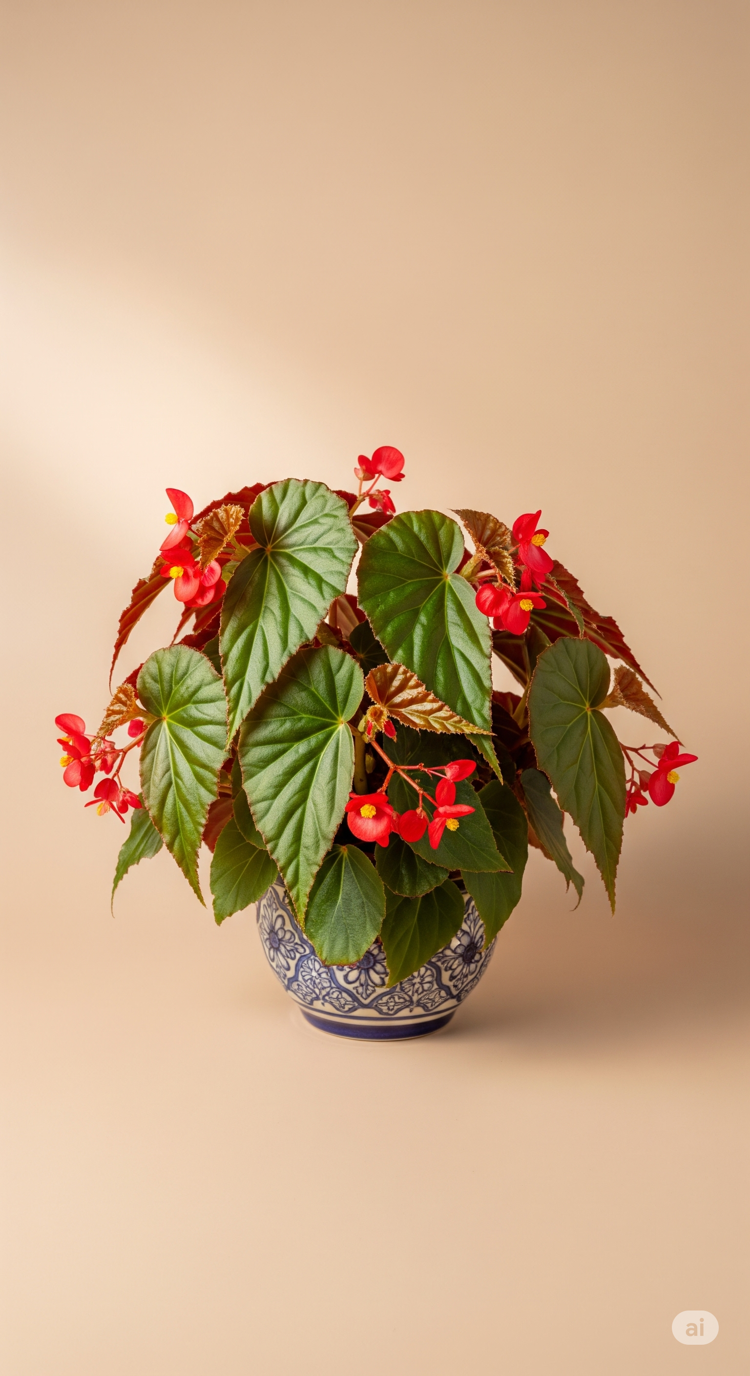 Begônia Angel Wing (Begonia coccinea)