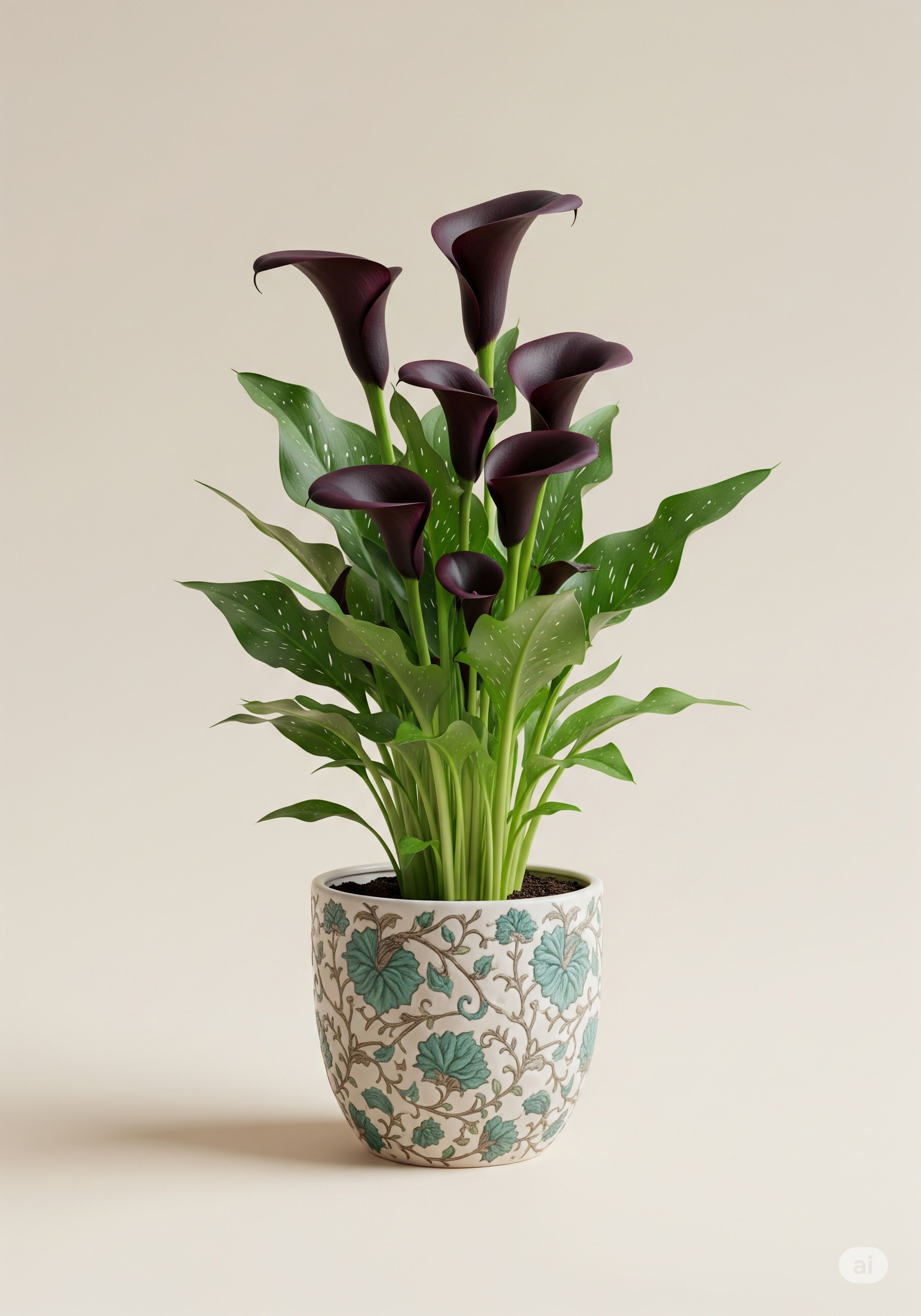 Calla Preta (Zantedeschia spp.)