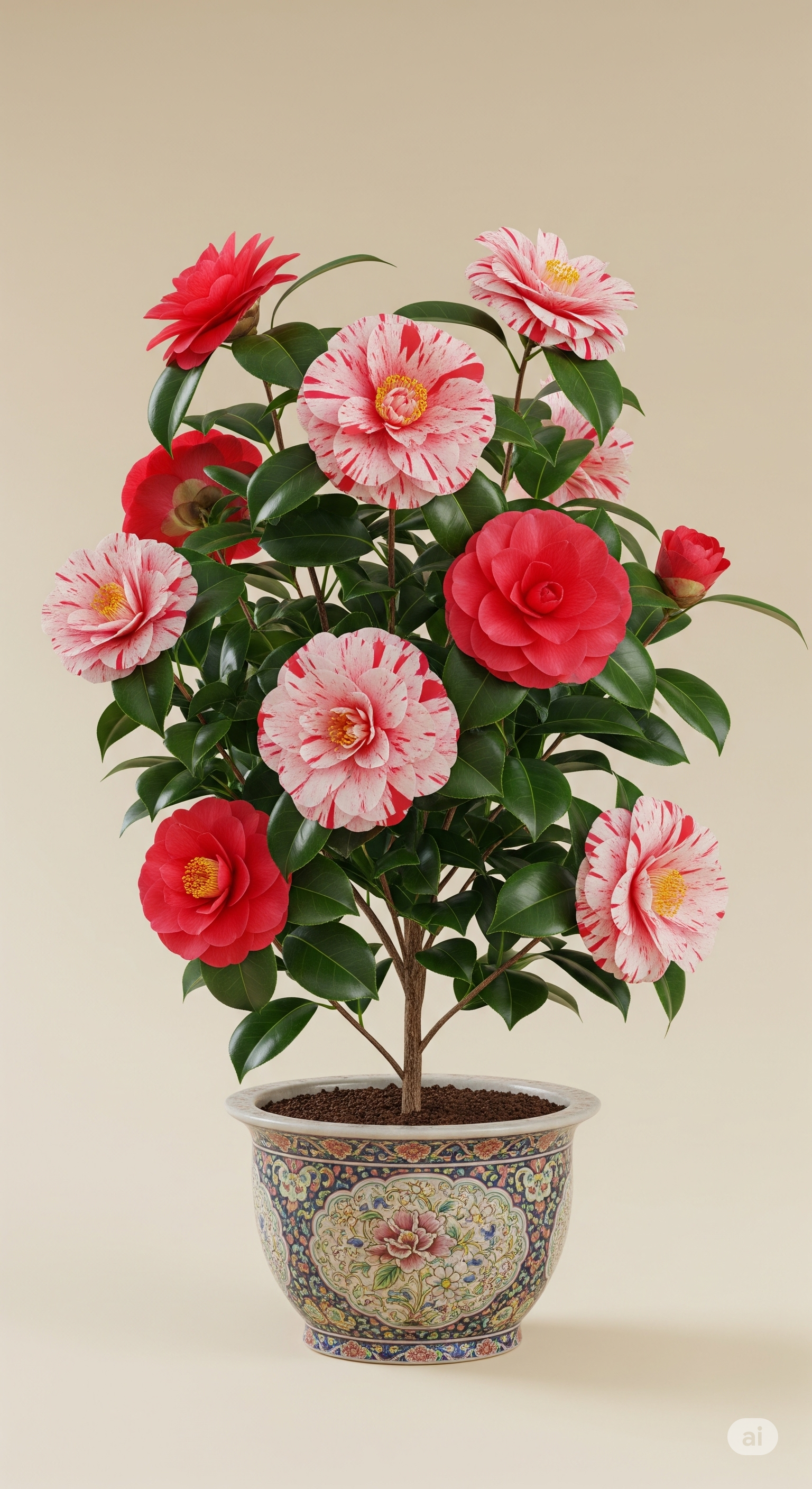 Camélia (Camellia japonica)