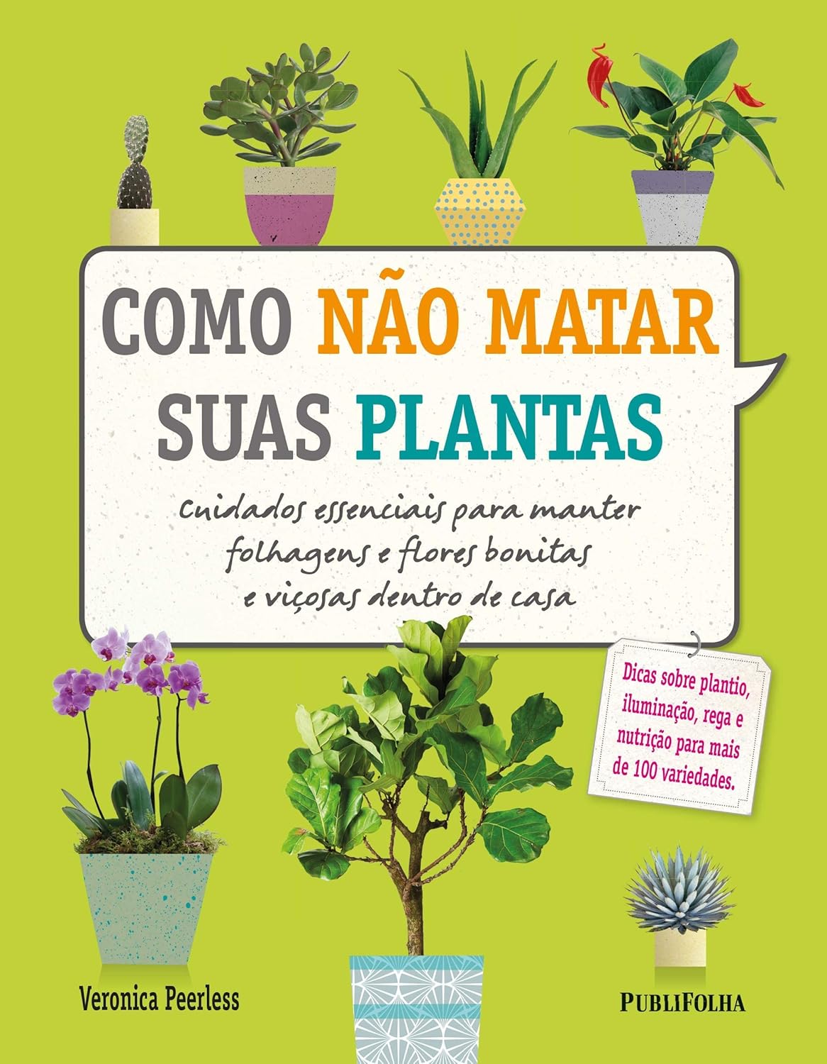 Capa do livro Como Não Matar Suas Plantas