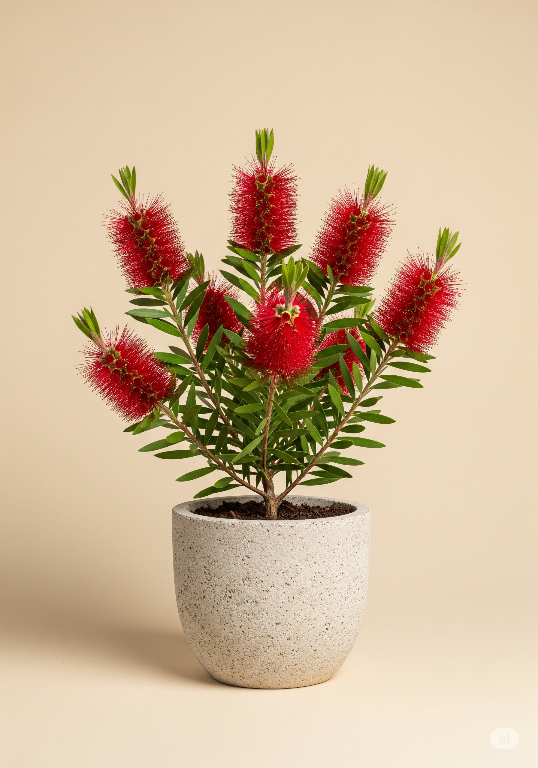 Escova-de-garrafa (Callistemon citrinus)