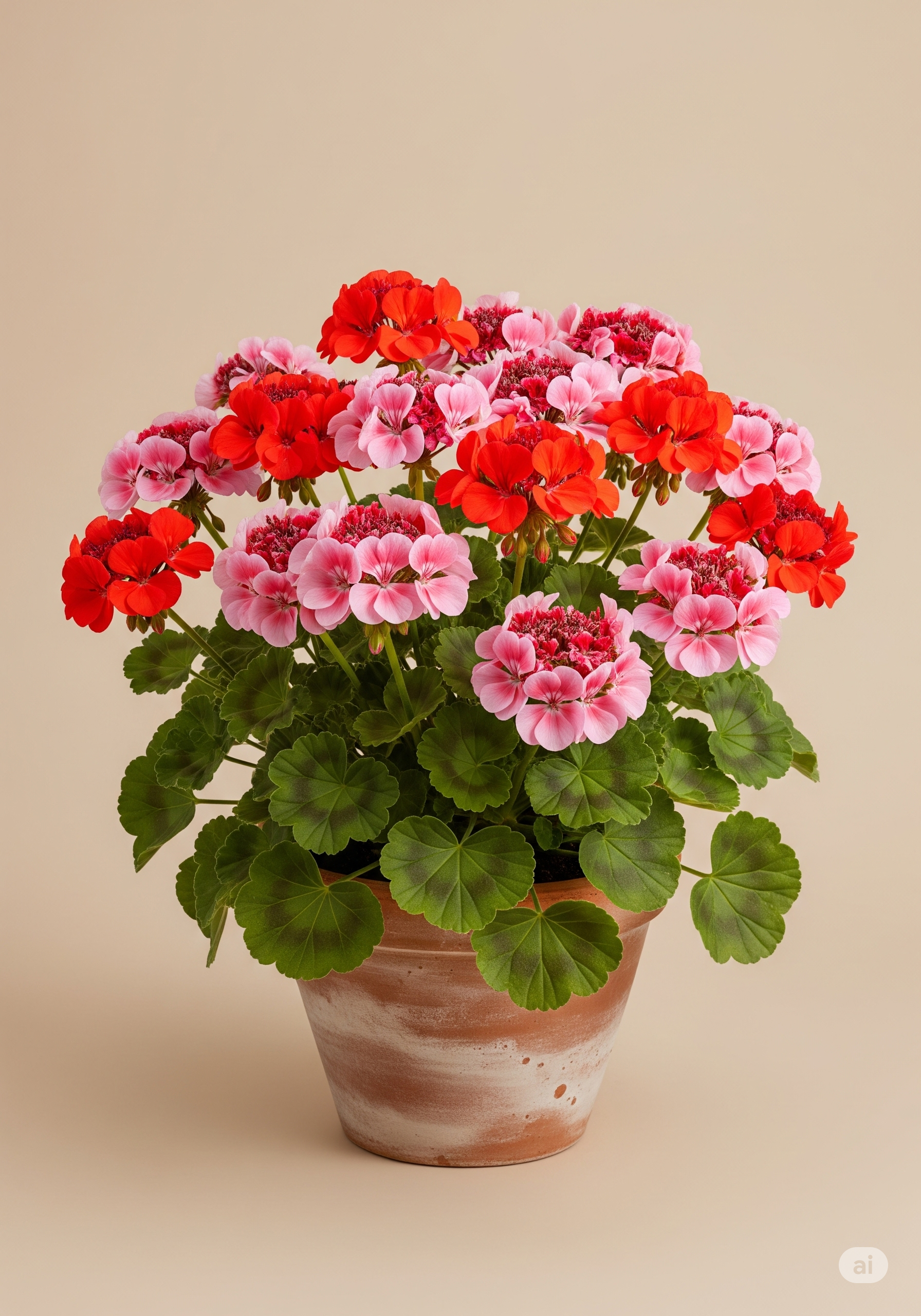 Gerânio (Pelargonium spp.)