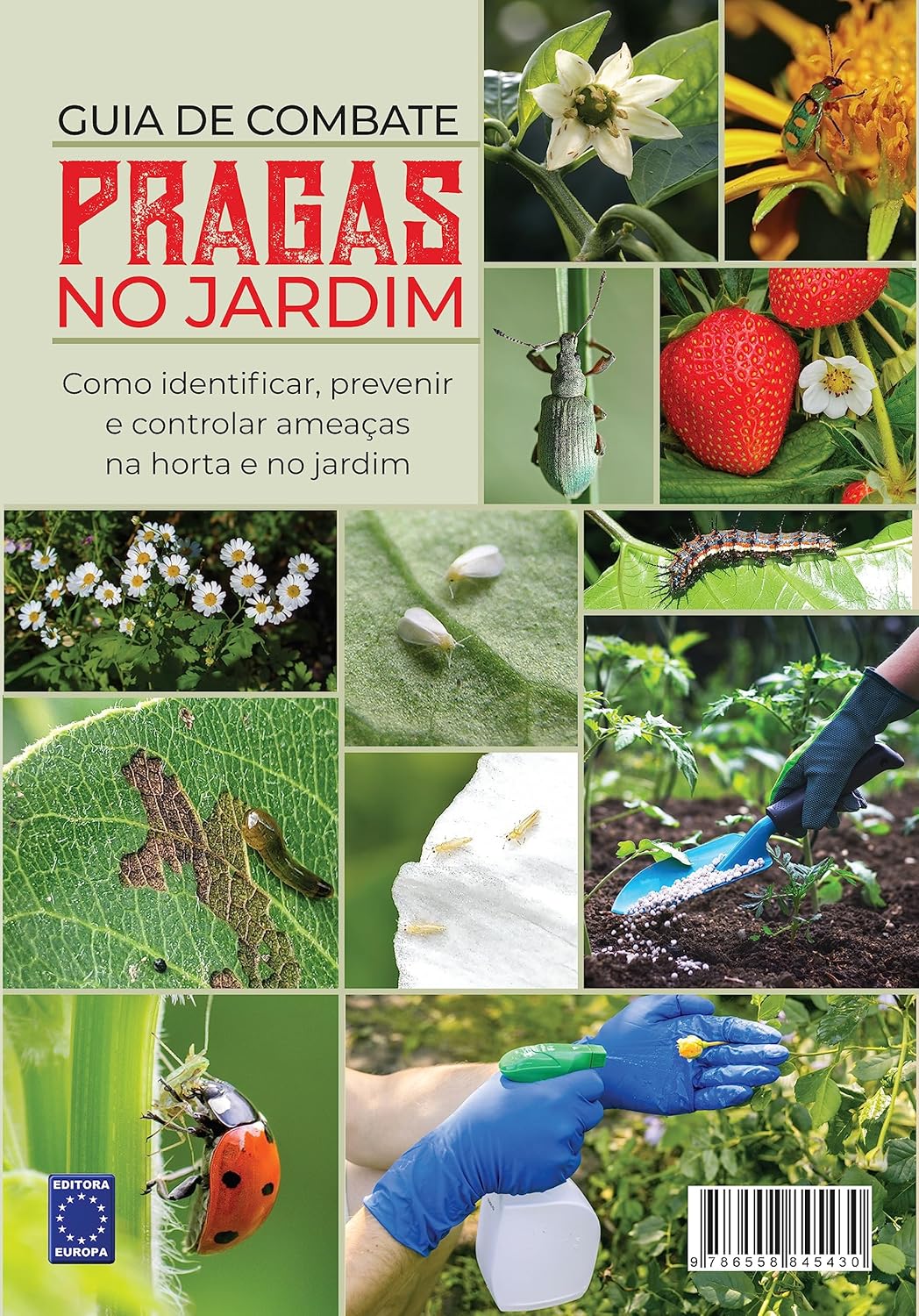 Capa do livro Guia de Combate às Pragas no Jardim