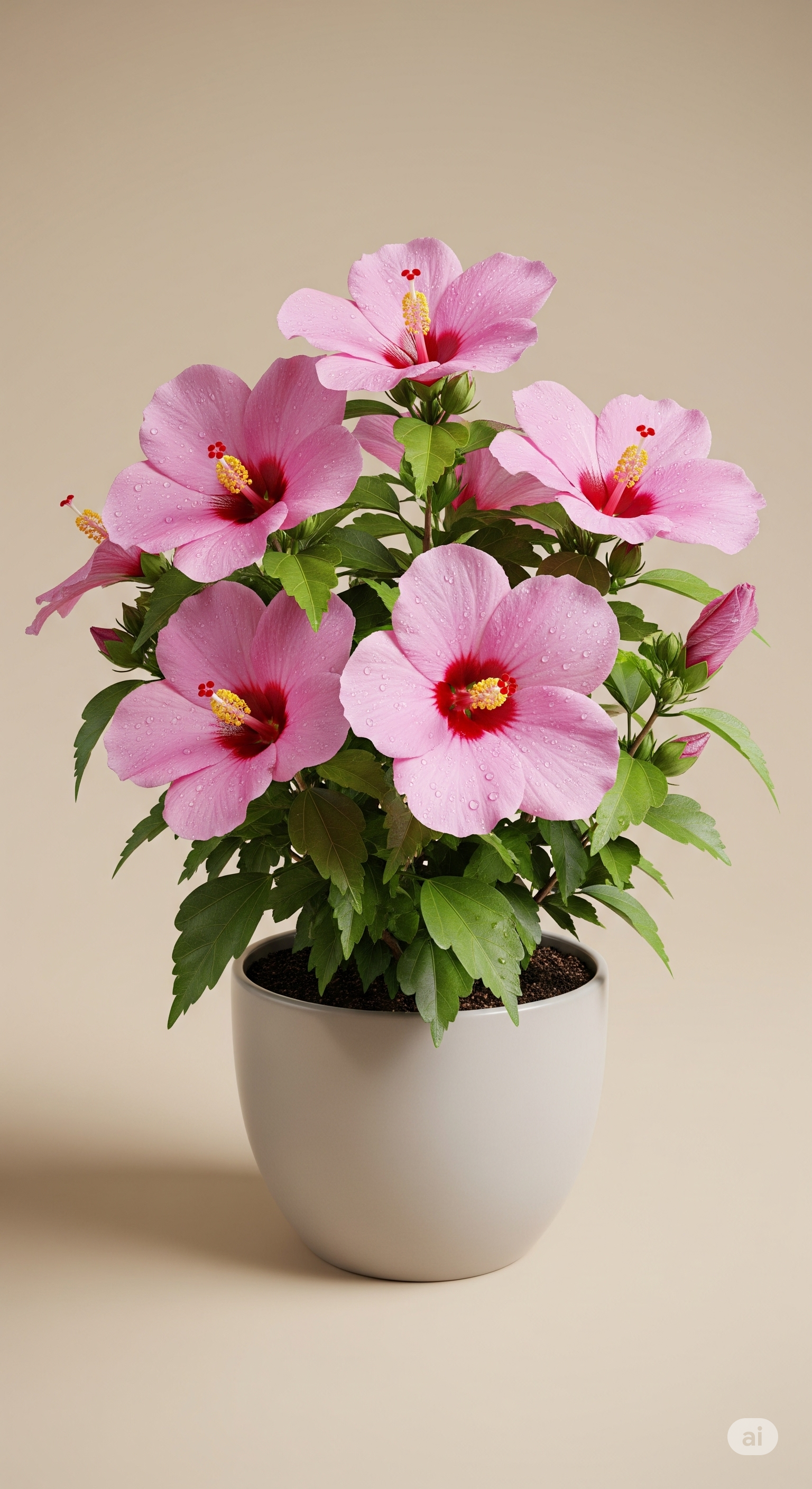 Hibisco-síriaco (Hibiscus syriacus)