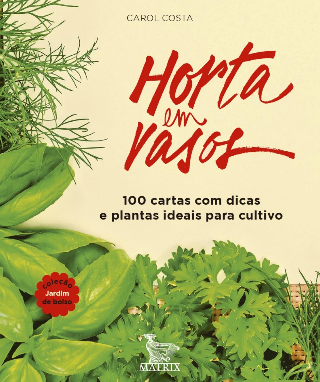 Capa do livro Horta em Vasos – Carol Costa