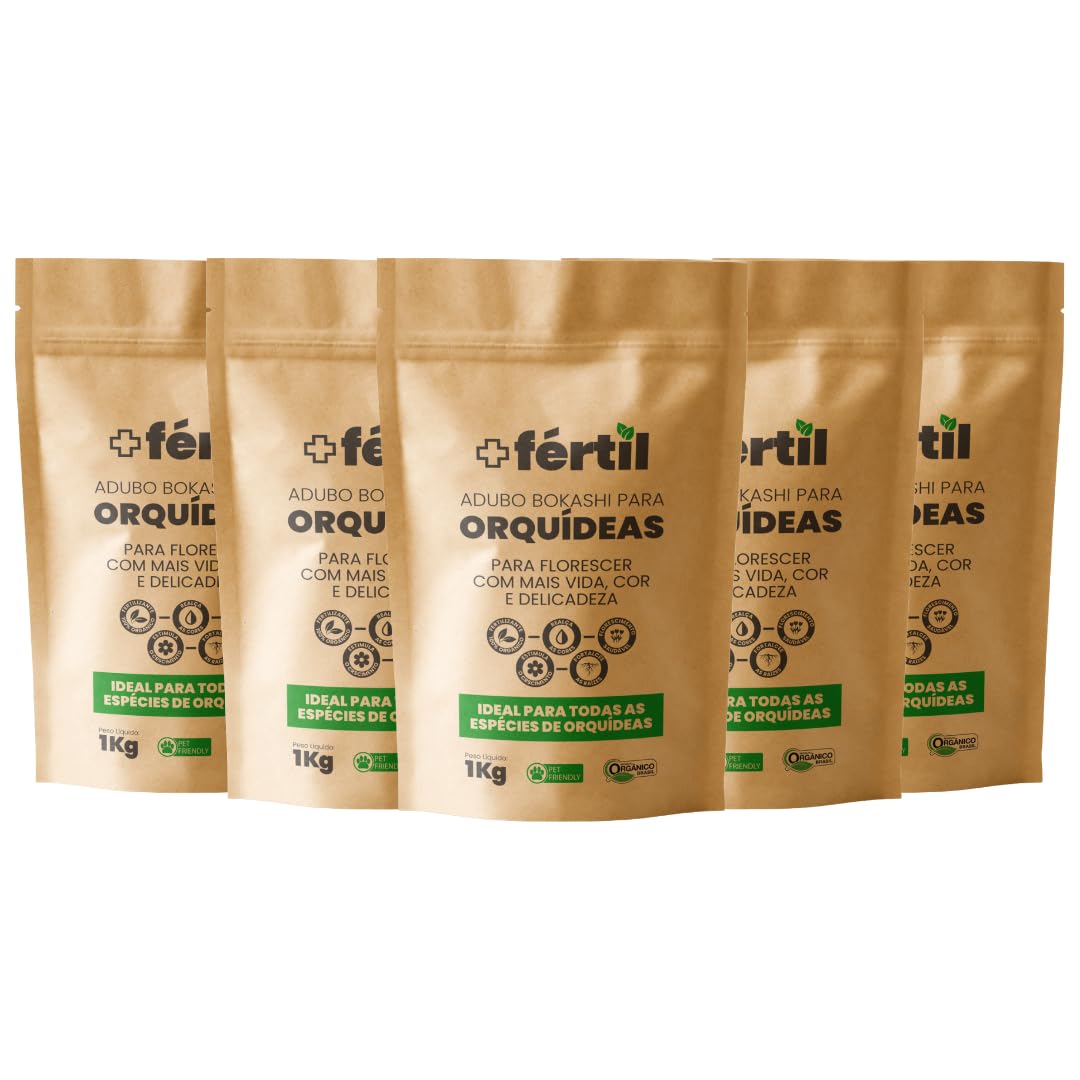 Kit com Adubos Bokashi para Orquídeas