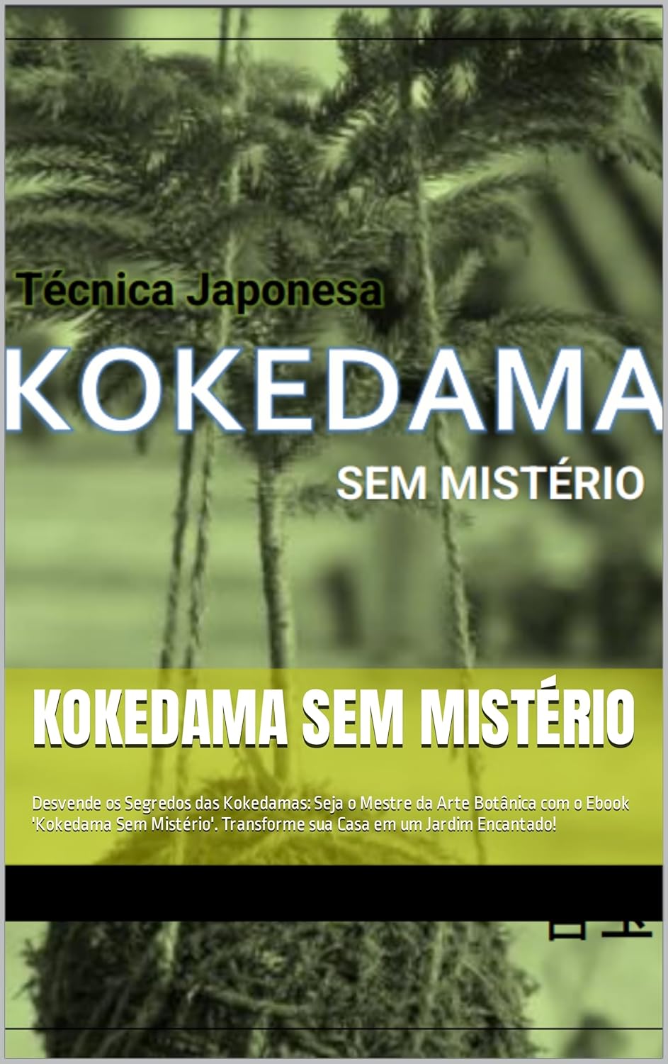 Capa do e-book Kokedama Sem Mistério