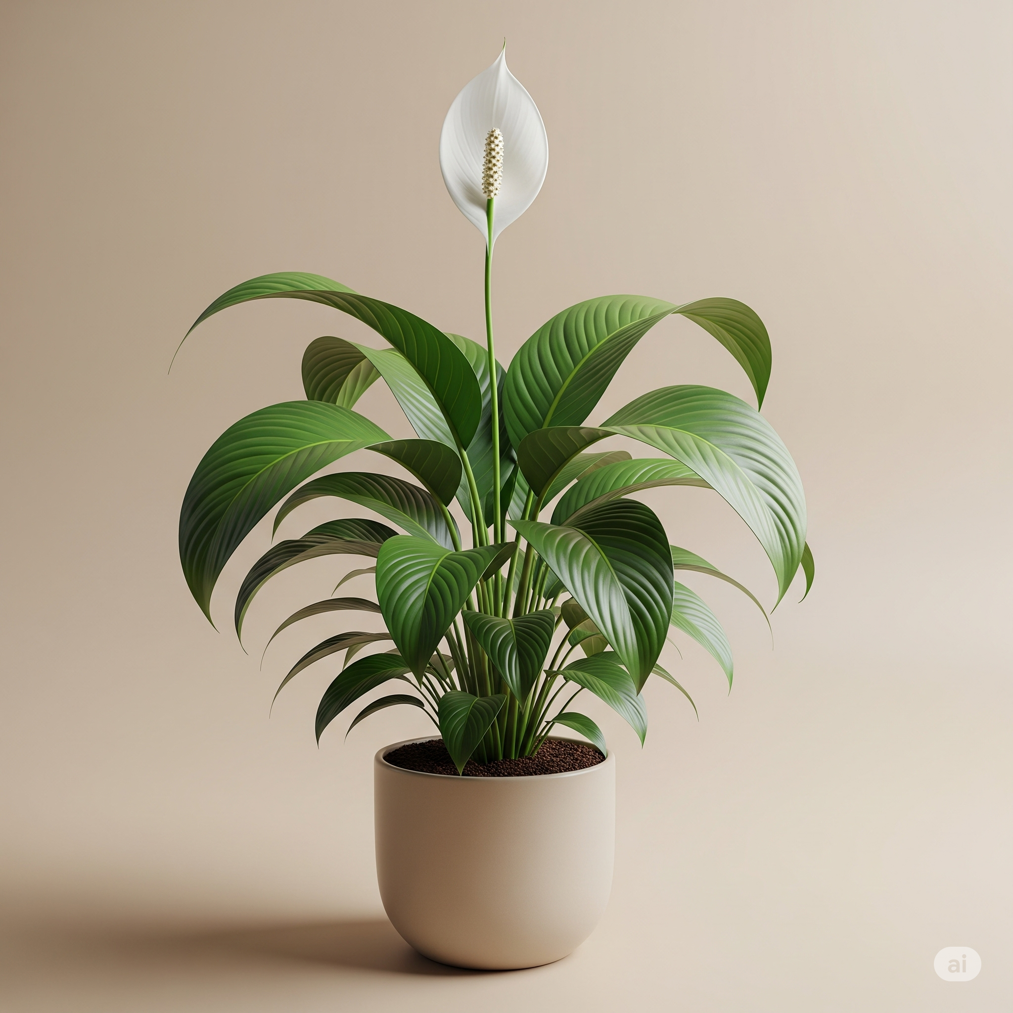 Lírio-da-paz (Spathiphyllum wallisii)