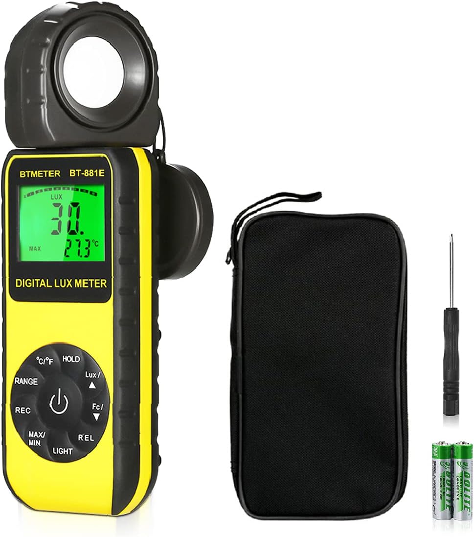 BTMETER Luxímetro Digital BT-881E
