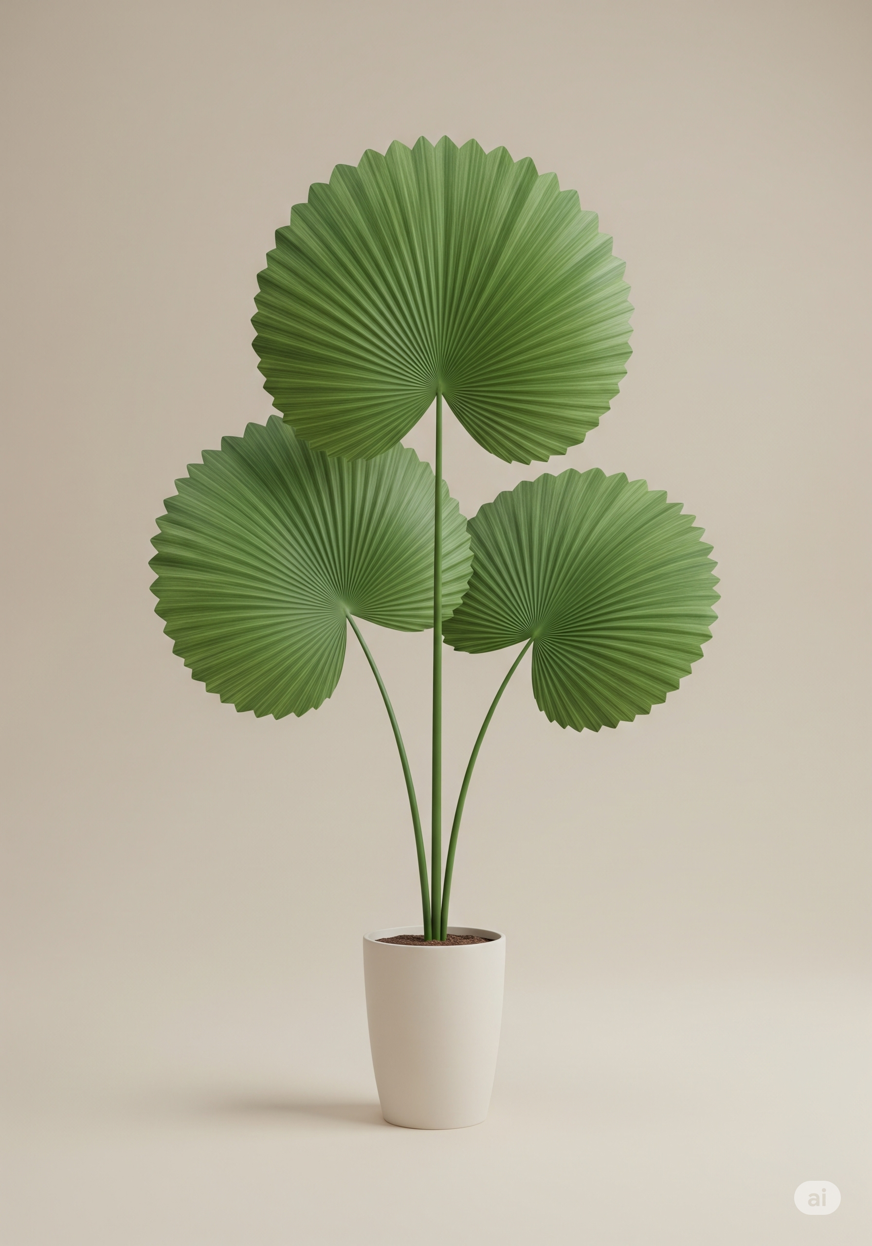 Palmeira-leque (Licuala grandis)