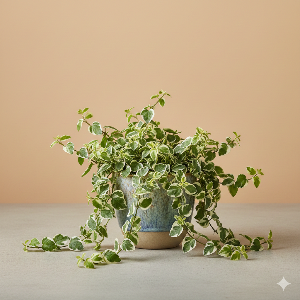 Dinheiro-em-penca variegata (Plectranthus verticillatus)