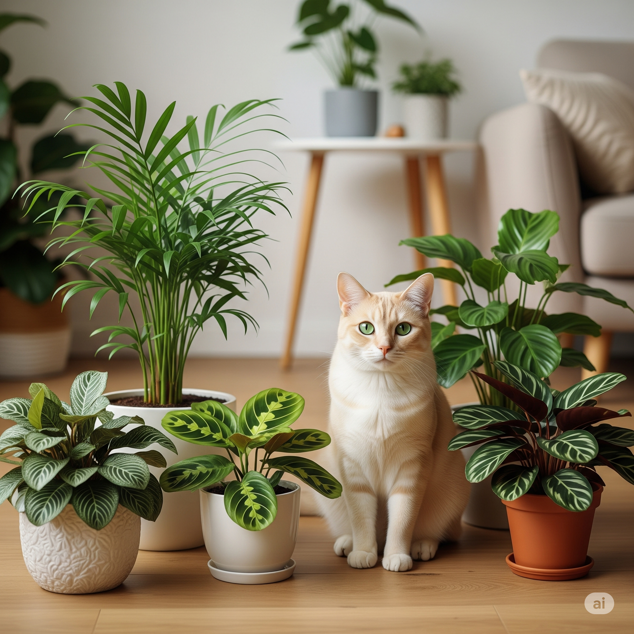 Plantas ornamentais seguras para gatos