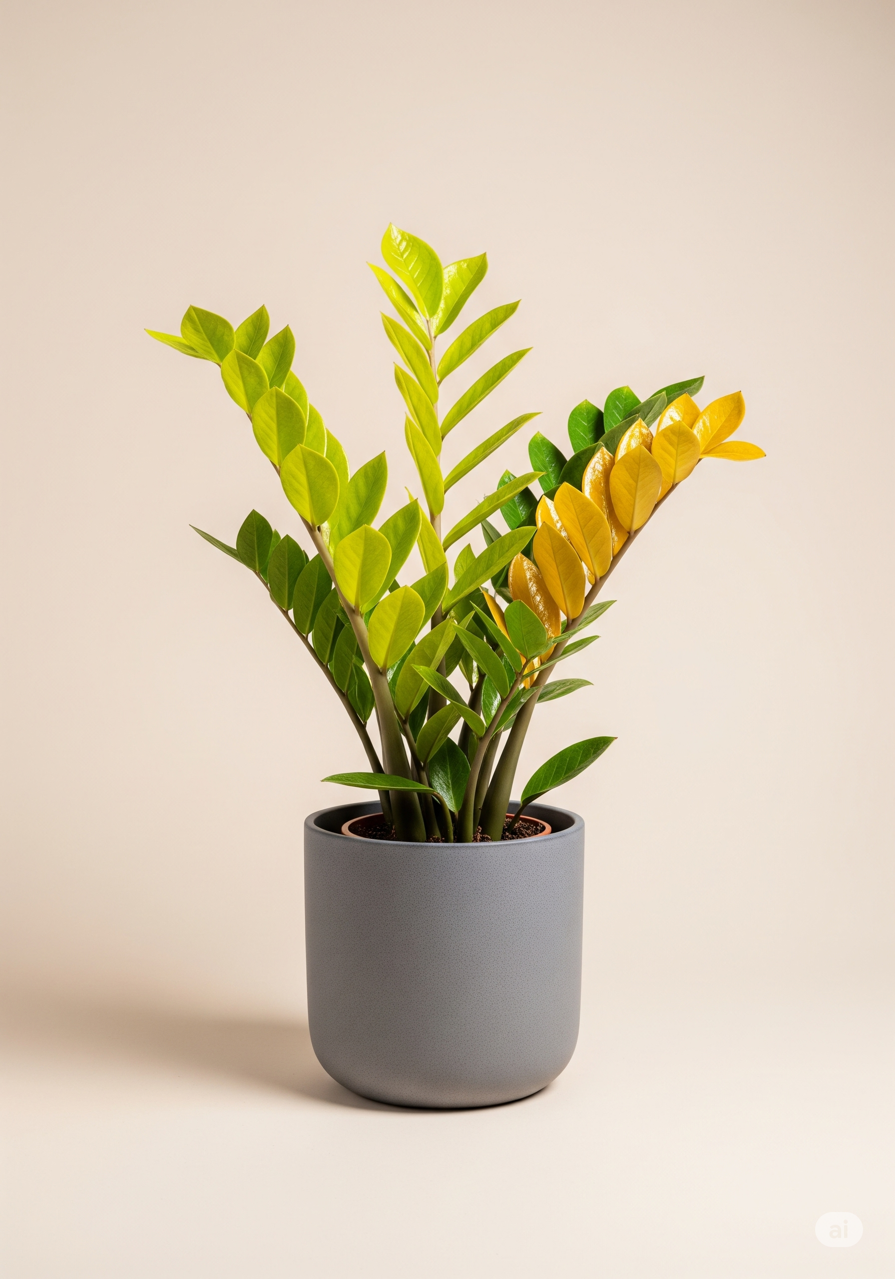 Zamioculca Camaleão (Zamioculcas zamiifolia ‘Chameleon’)